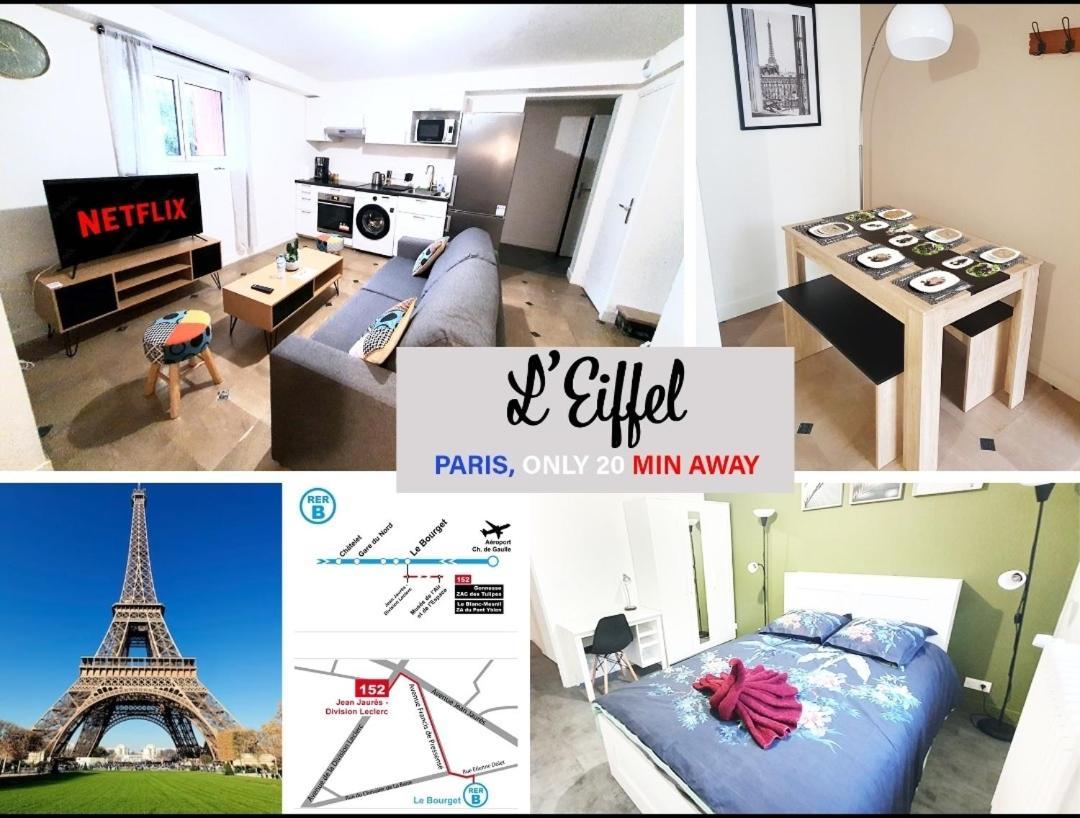 L'Eiffel - Self Checking, 20Min From Paris Apartment Drancy Exterior photo